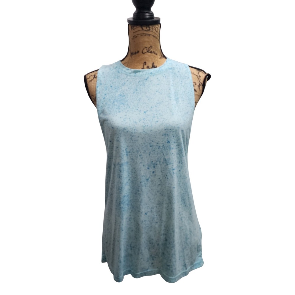 Adidas Tank Top Women's L Turquoise Sleeveless Athletic Activewear